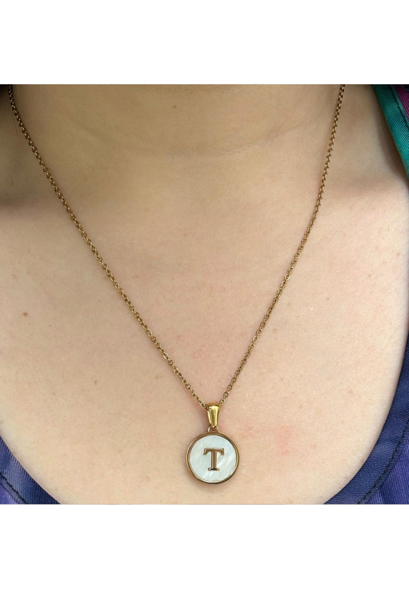 Initial necklace