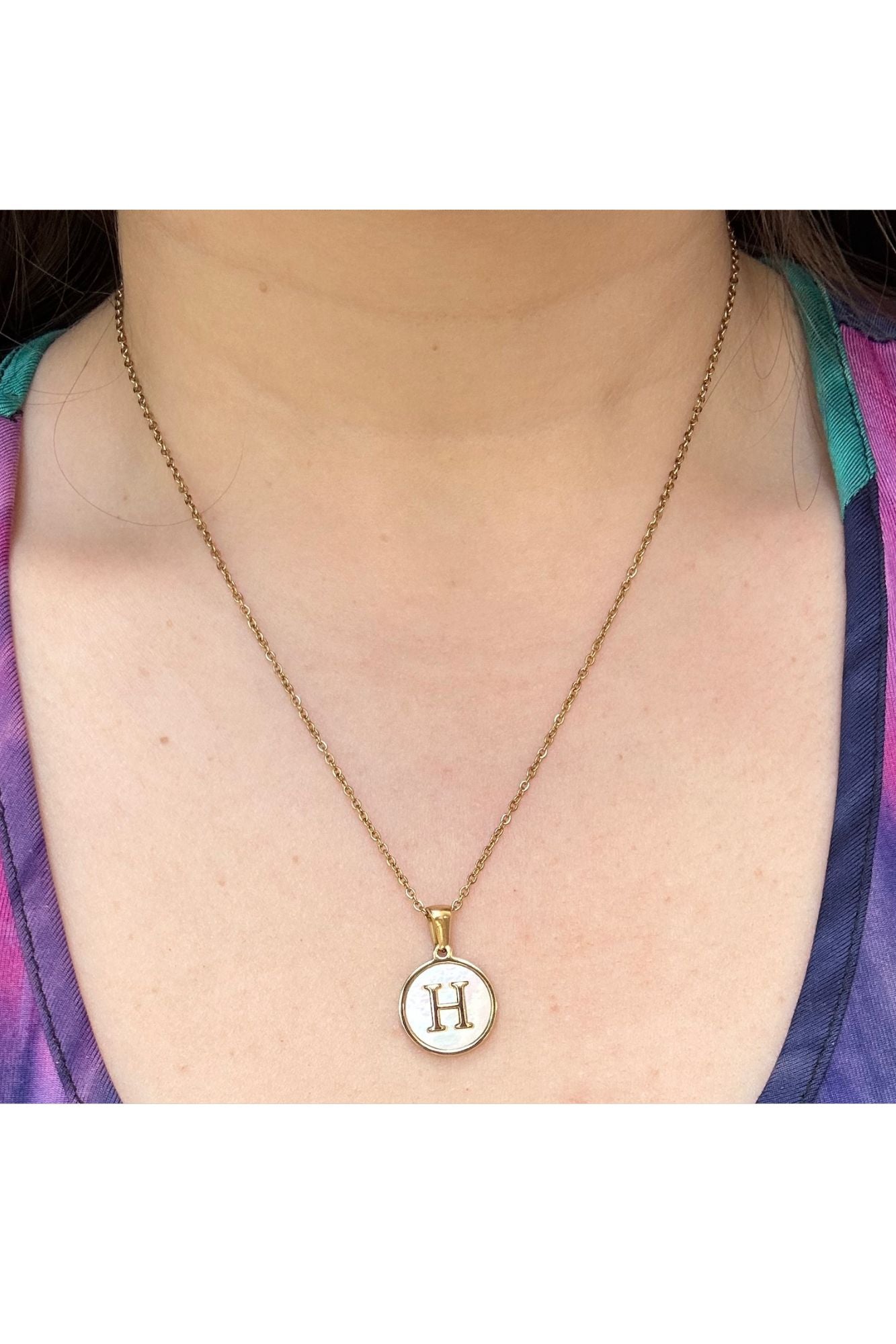 Initial necklace