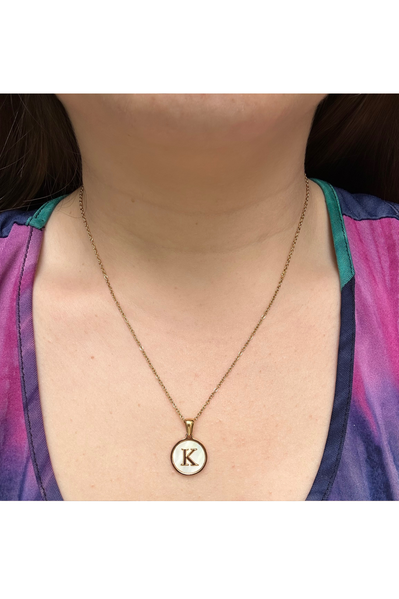 Initial necklace