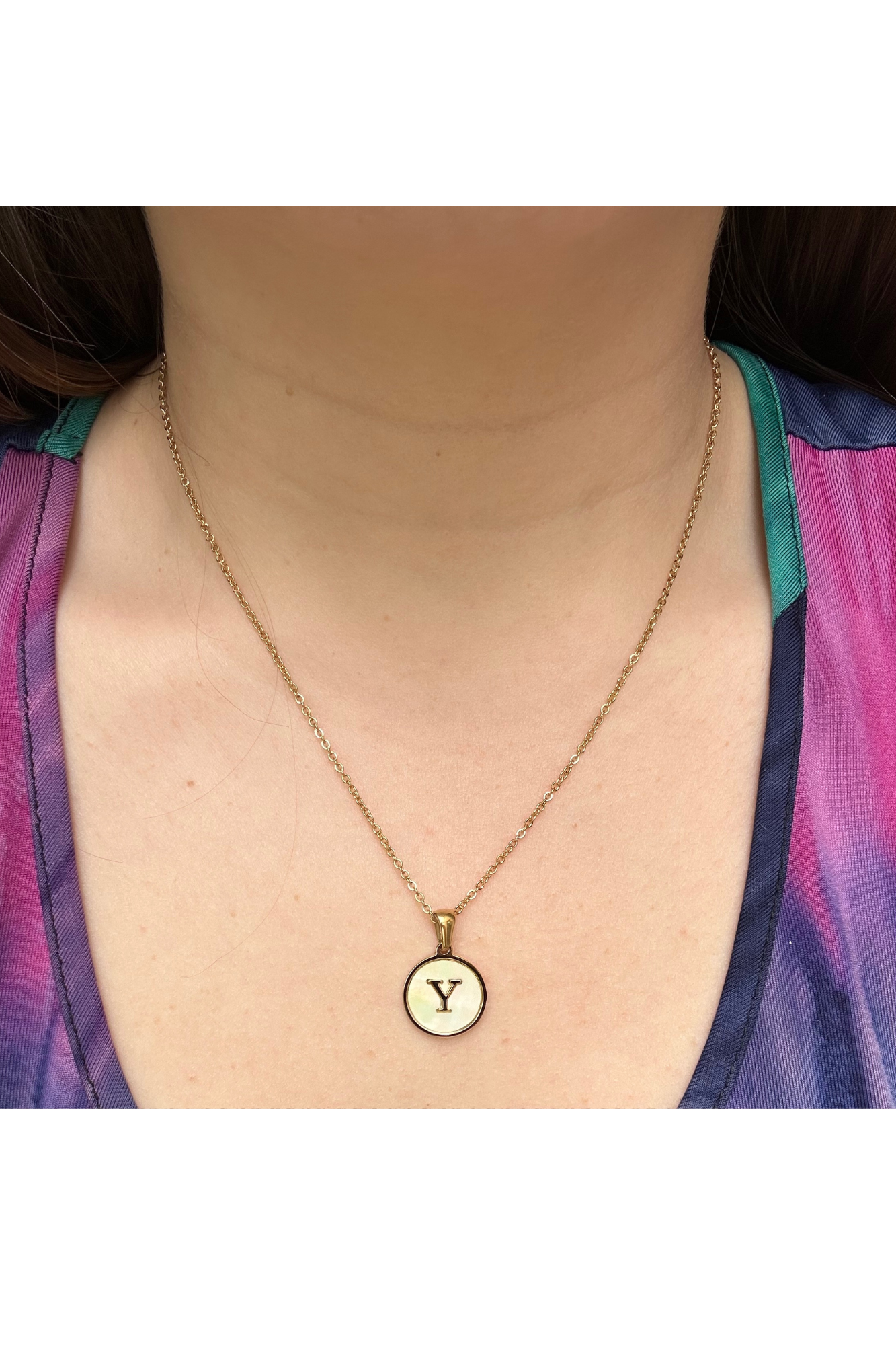 Initial necklace